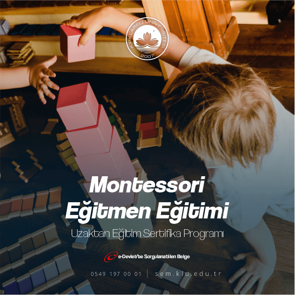 Montessori Uygulayıcı Sertifikası ile ek ders alabilir,sınıf açabilirsiniz. Belgelerimiz kamu ve özel sektörde geçerli olmakla birlikte ömür boyu geçerliliği bulunmaktadır.