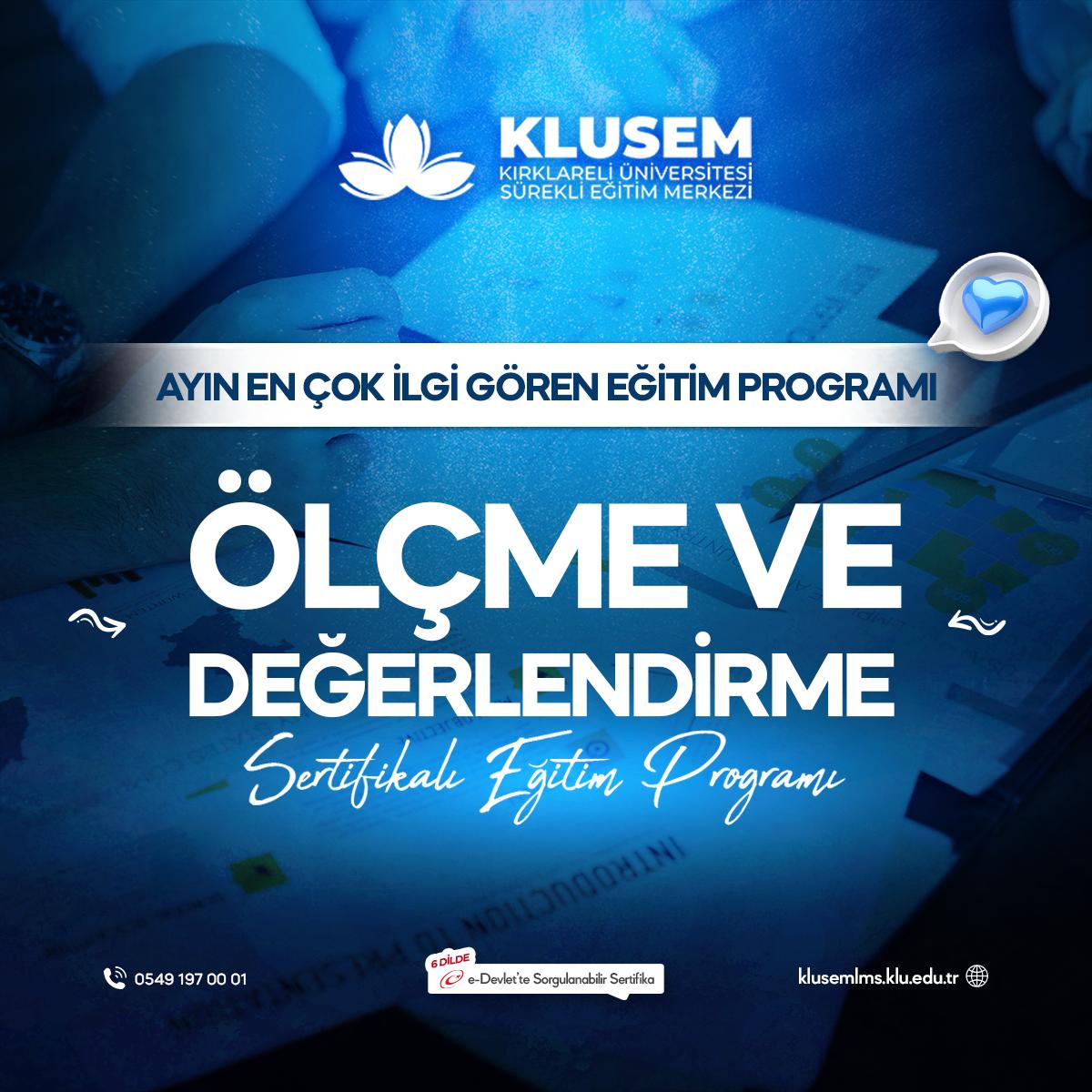 Ölçme Değerlendirme Eğitimi