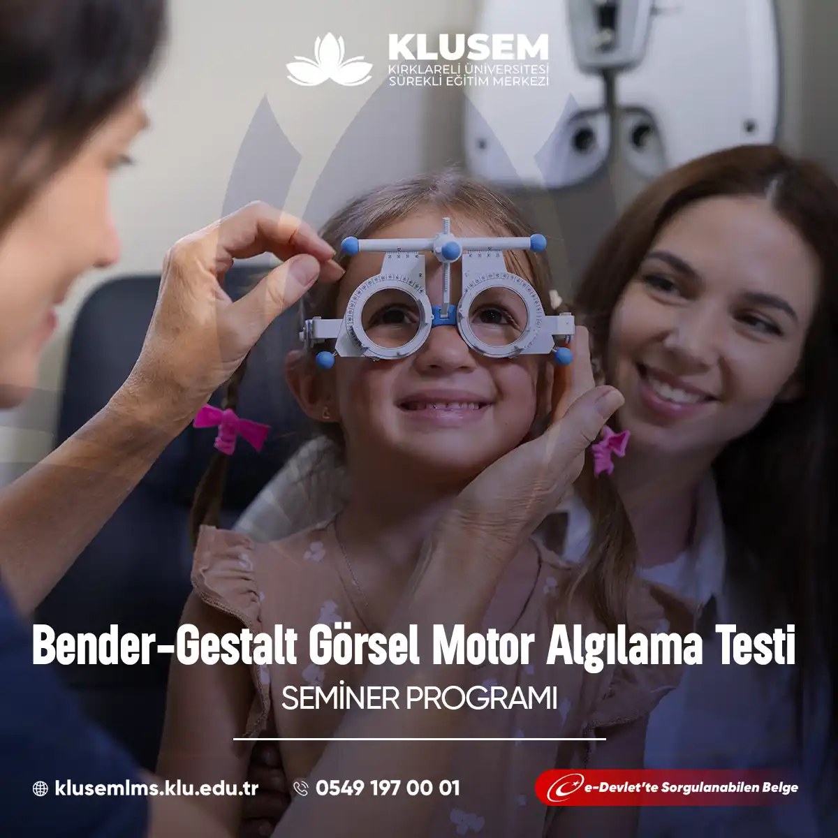 Bender-Gestalt Görsel Motor Algılama Testi Semineri