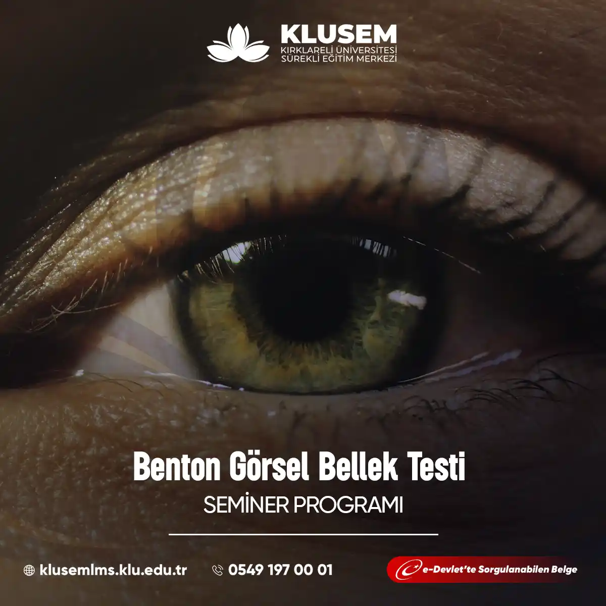 Benton Görsel Bellek Testi Semineri