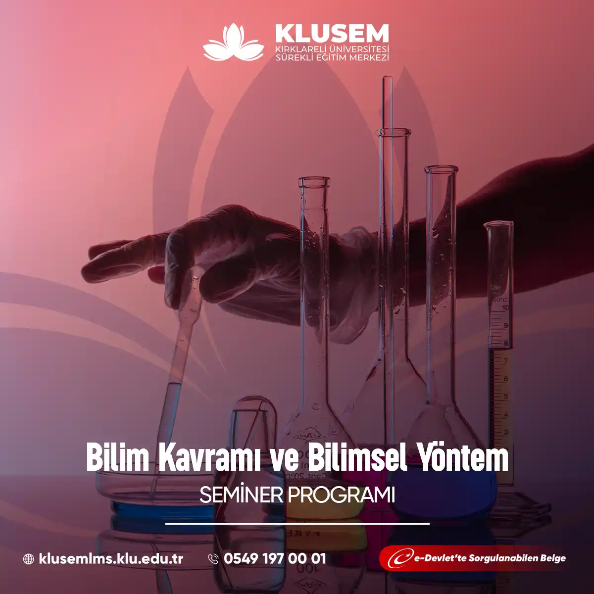 Bilim Kavramı ve Bilimsel Yöntem Semineri