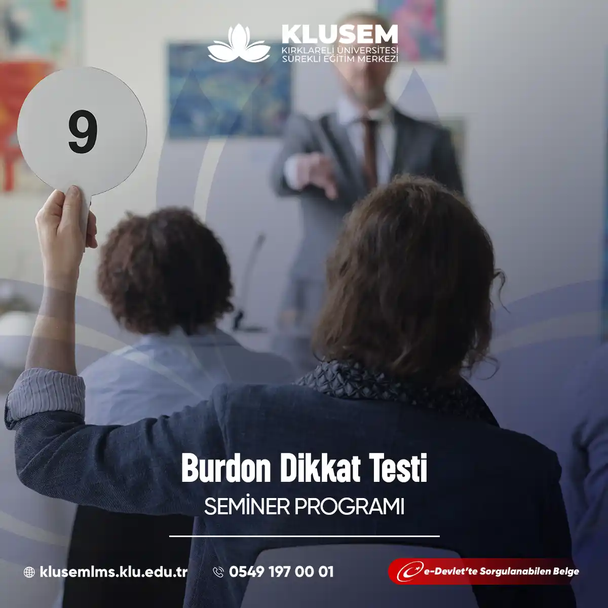 Burdon Dikkat Testi Semineri