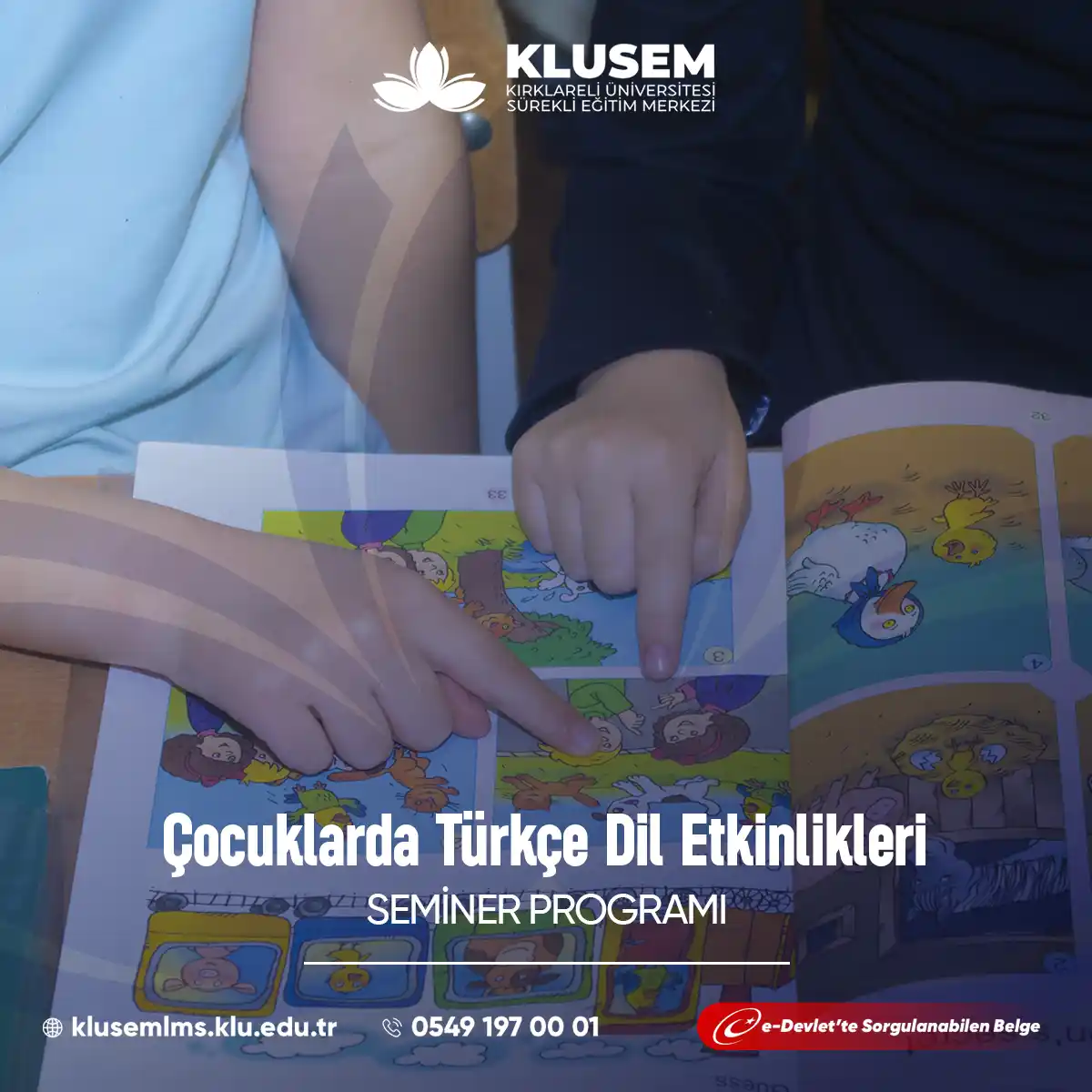 Çocuklarda Türkçe Dil Etkinlikleri Semineri