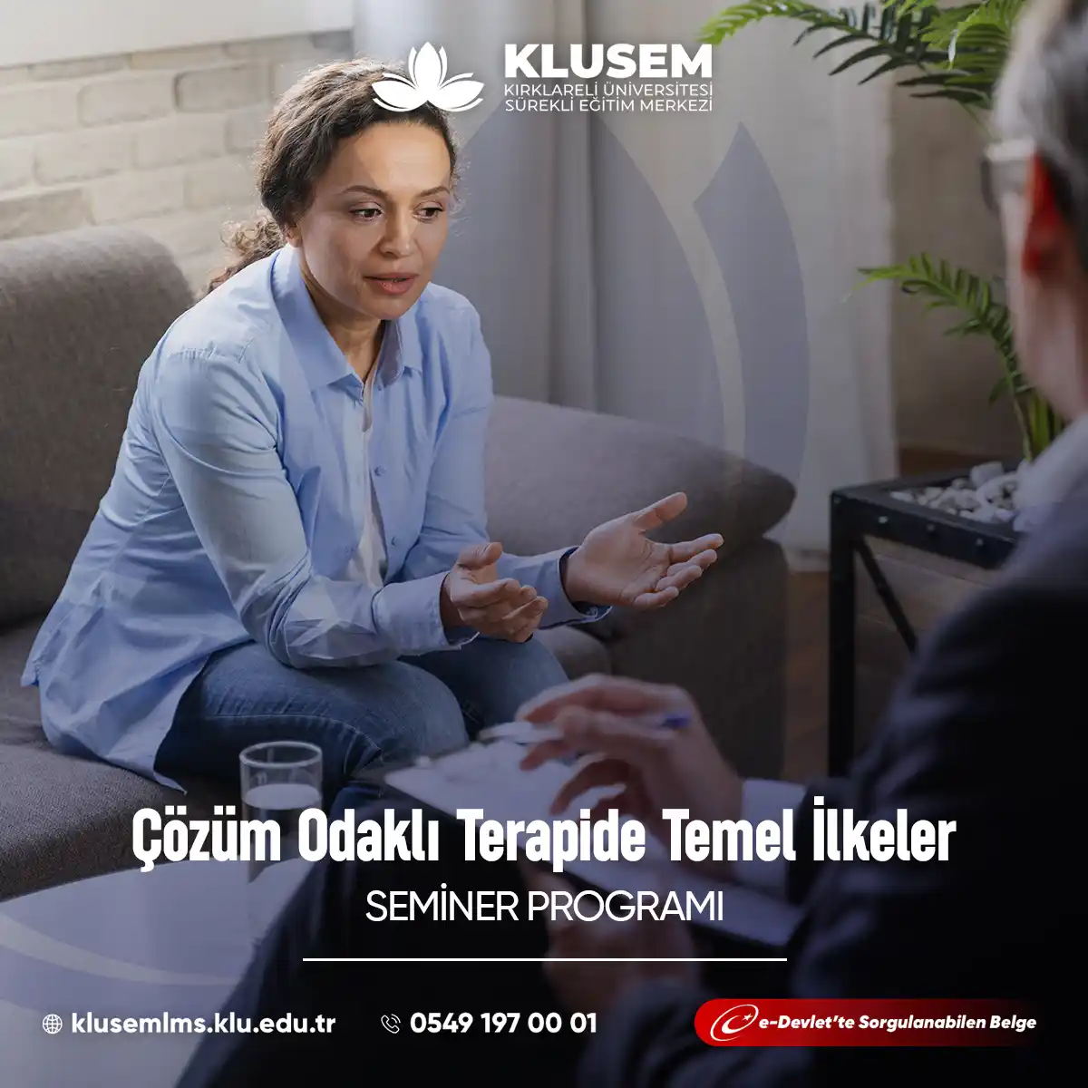 Çözüm Odaklı Terapide Temel İlkeler Semineri