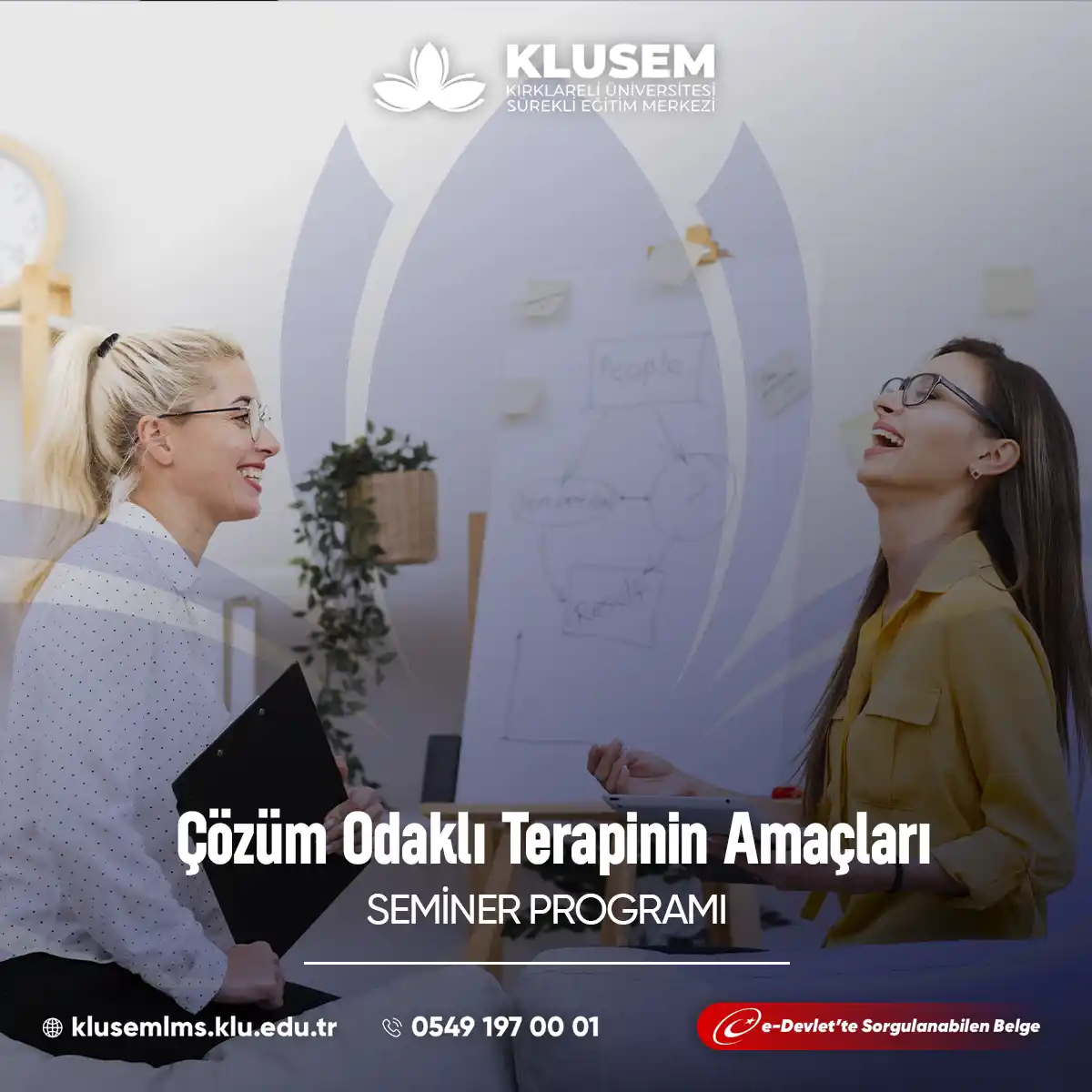 Çözüm Odaklı Terapinin Amaçları Semineri