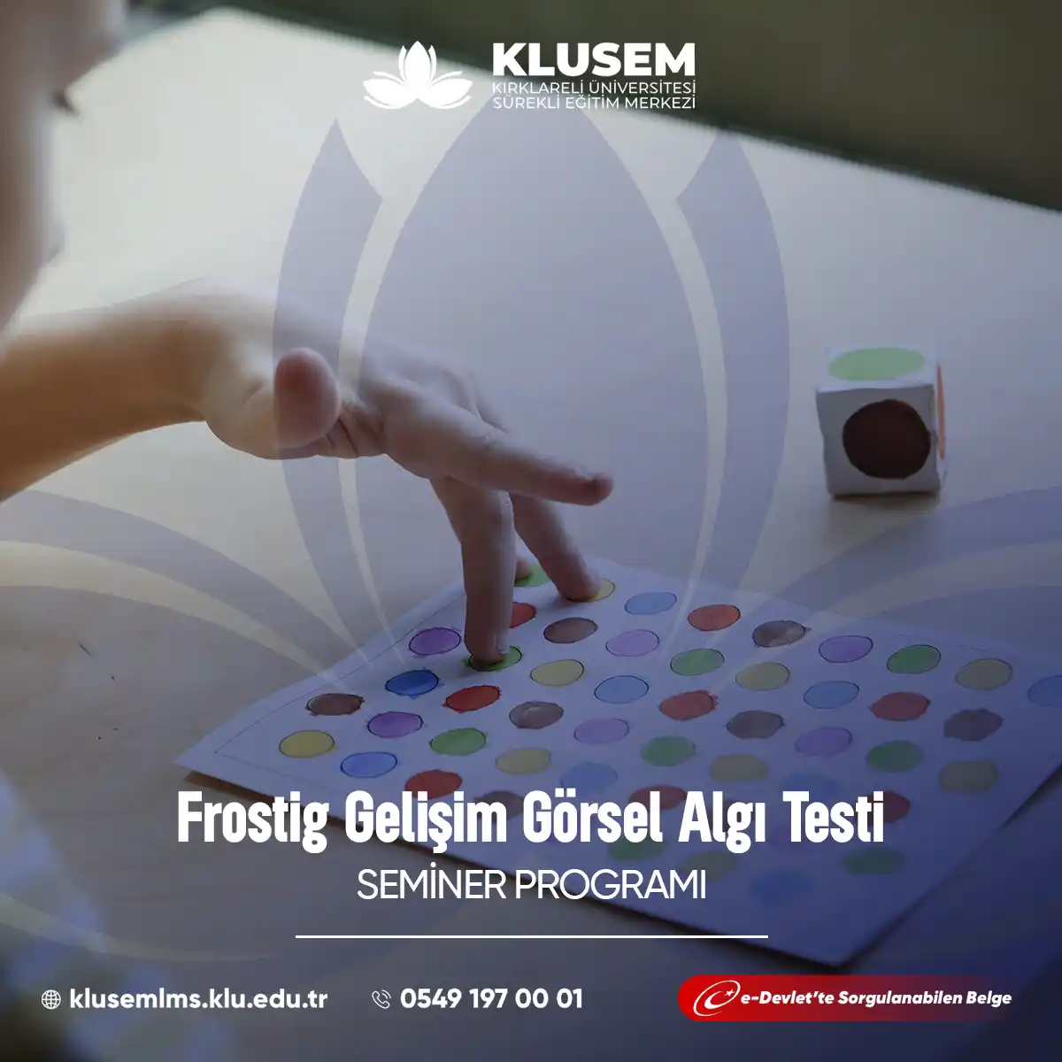 Frostig Gelişim Görsel Algı Testi Semineri