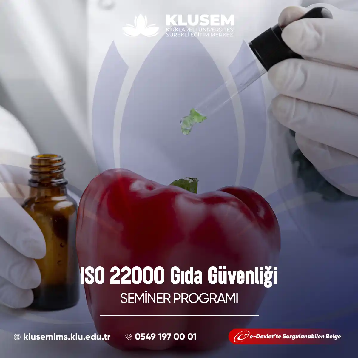 ISO 22000 Gıda Güvenliği Yönetim Sistemi Semineri