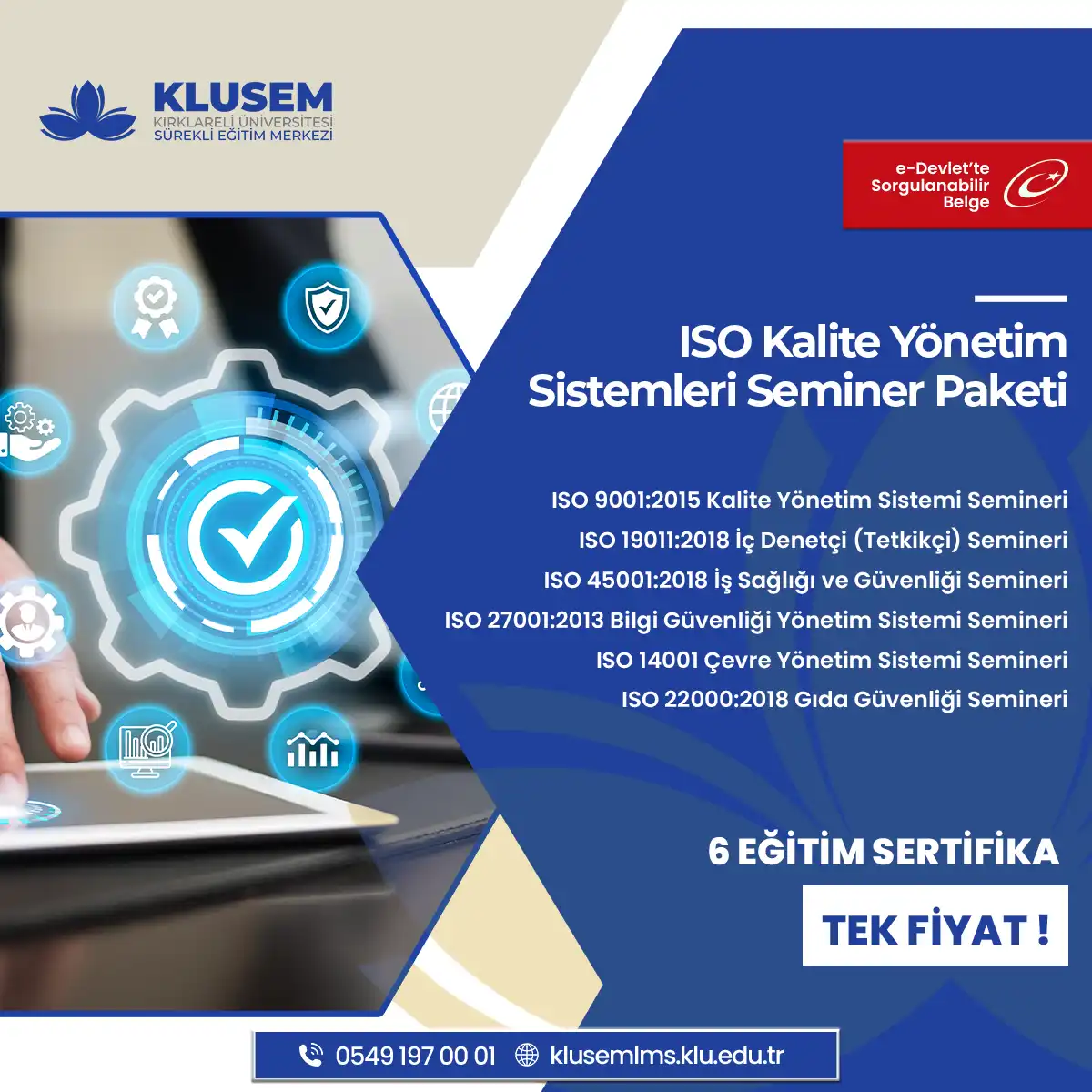 ISO Kalite Yönetim Sistemleri Seminer Paketi