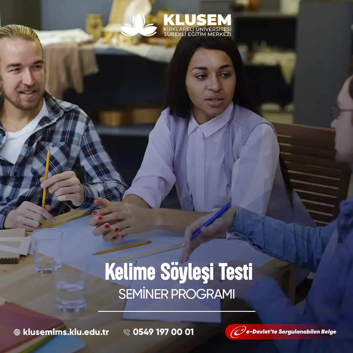 Kelime Söyleşi Testi Semineri