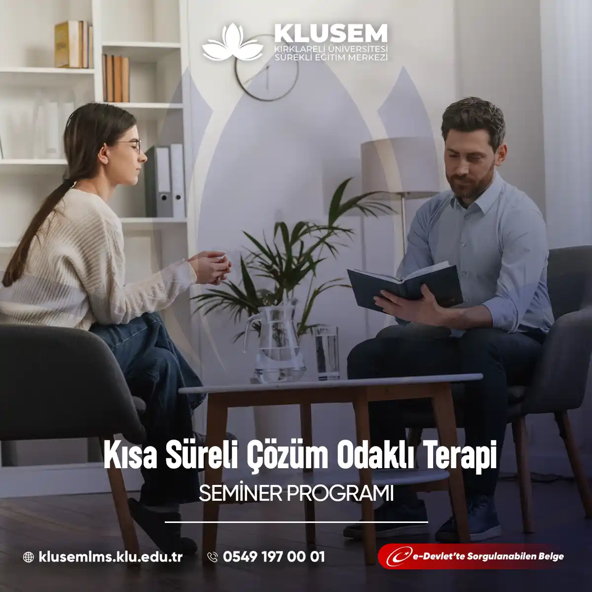 Kısa Süreli Çözüm Odaklı Terapi Semineri