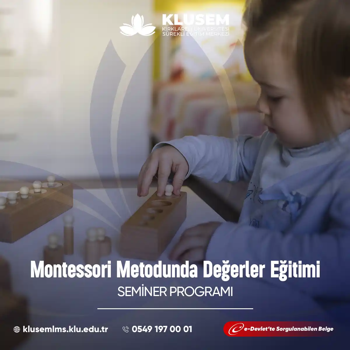Montessori Metodunda Değerler Eğitimi Semineri