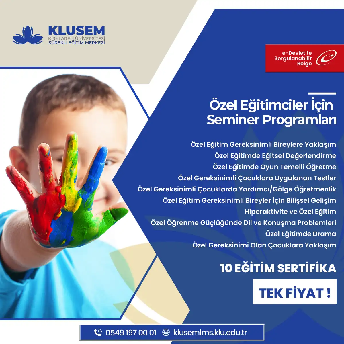 Özel Eğitimciler İçin Seminer Programları
