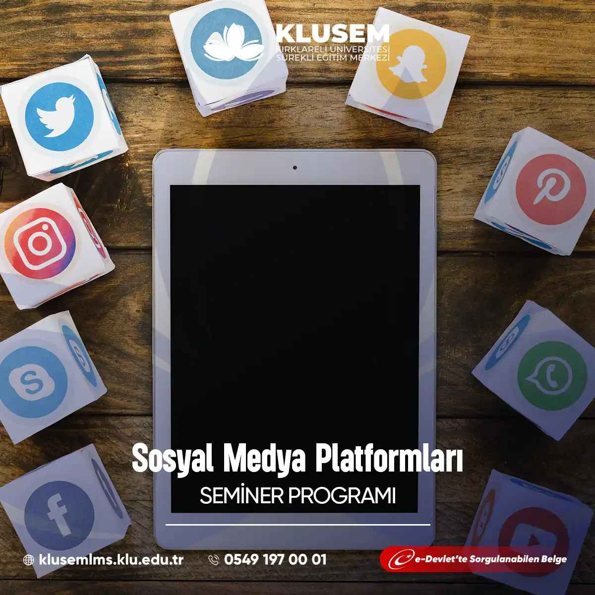 Sosyal Medya Platformları Semineri