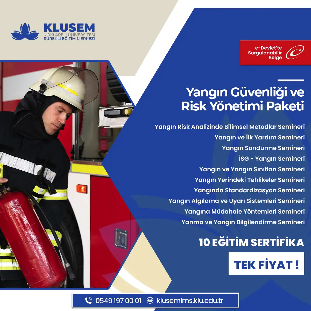 Yangın Güvenliği ve Risk Yönetimi Paketi