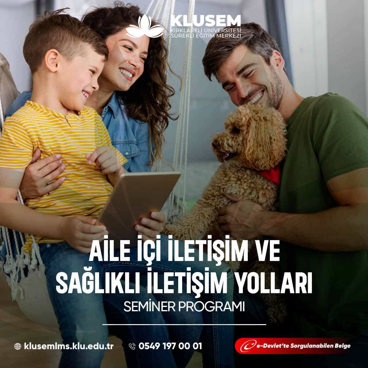 Aile İçi İletişim ve Sağlıklı İletişim Yolları Semineri