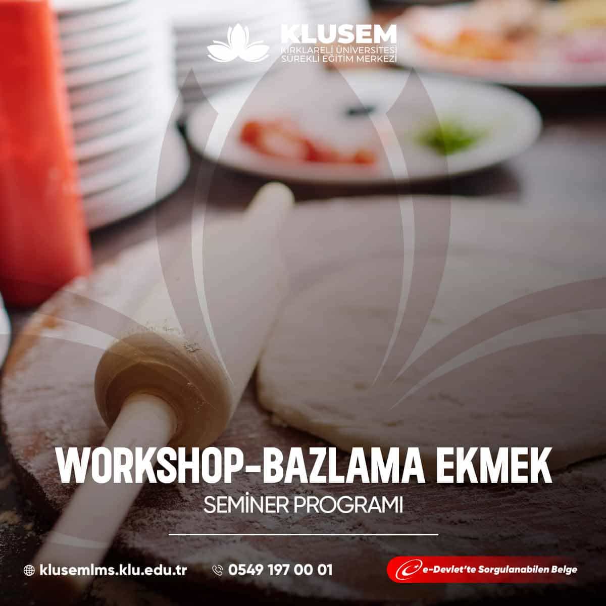  Bazlama ekmek workshopları, katılımcılara geleneksel Türk mutfağının lezzetli bir öğesi olan bazlama ekmeğinin yapımını öğrenme fırsatı sunar. 