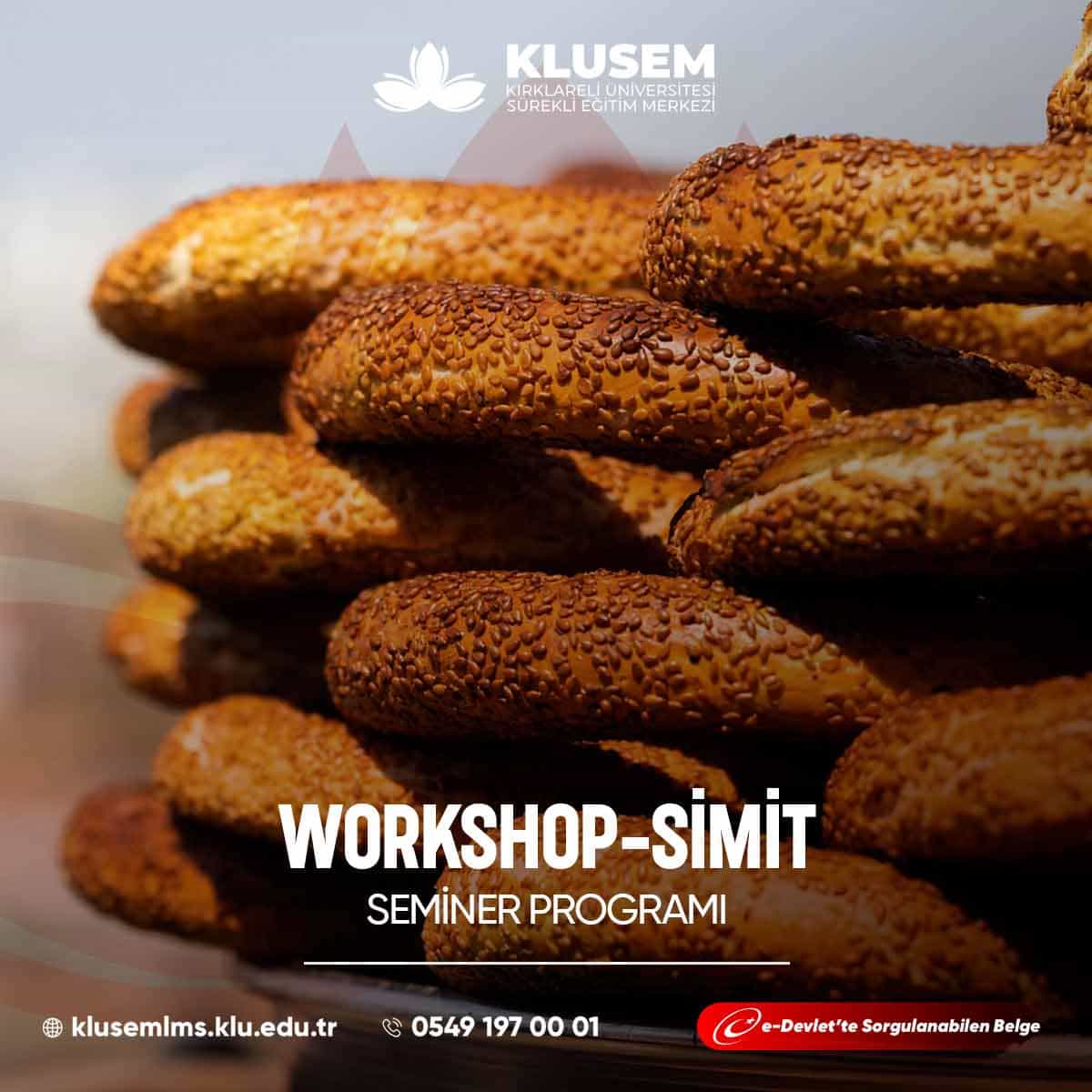  "Simit Workshop," katılımcılara Türk mutfağının vazgeçilmez atıştırmalığı olan simit yapmayı öğretir. 