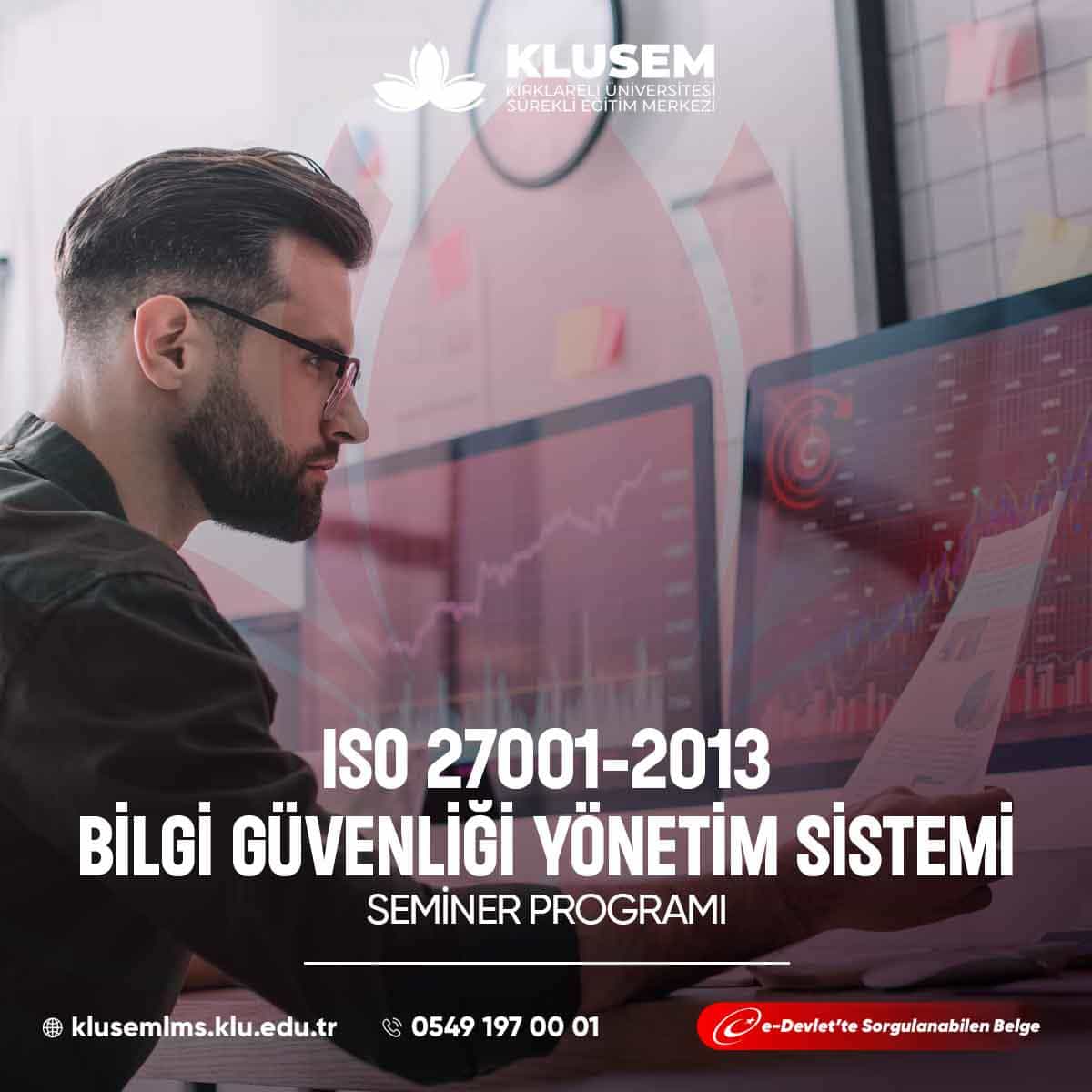ISO 27001:2013, bir organizasyonun bilgi güvenliği yönetim sistemini kurmasını, uygulamasını, sürdürmesini ve sürekli olarak iyileştirmesini sağlar.