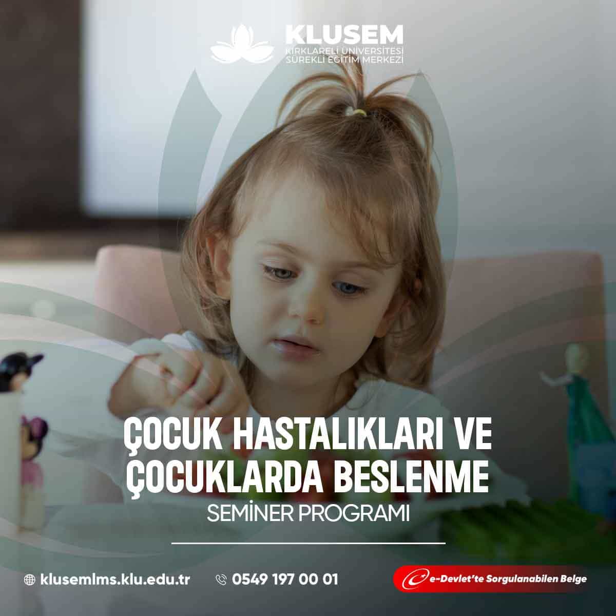 Çocuk Hastalıkları ve Çocuklarda Beslenme Semineri