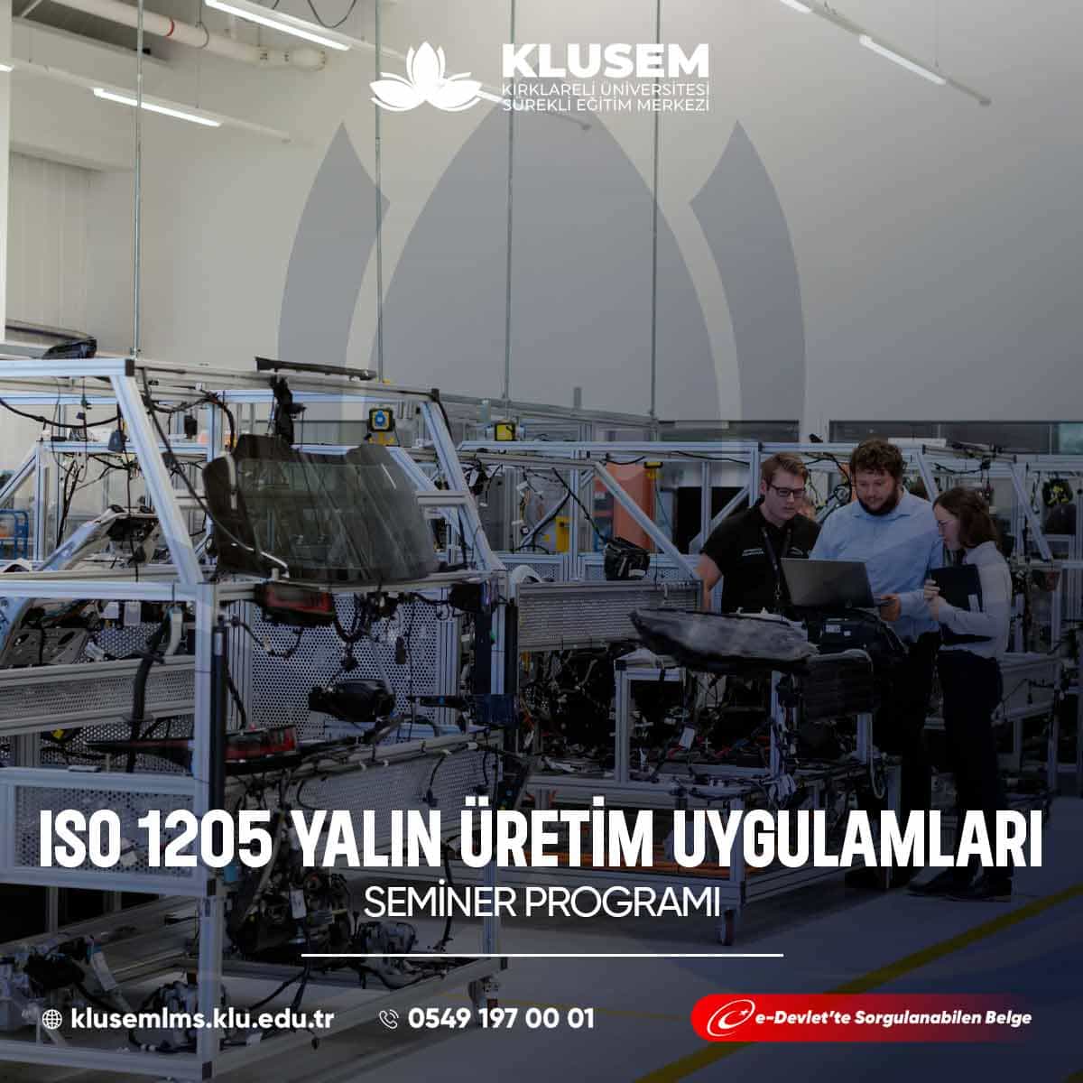 ISO 1205, yalın üretim ilkelerine dayalı olarak üretim süreçlerini iyileştirmeye odaklanan bir uluslararası standardı temsil eder. 