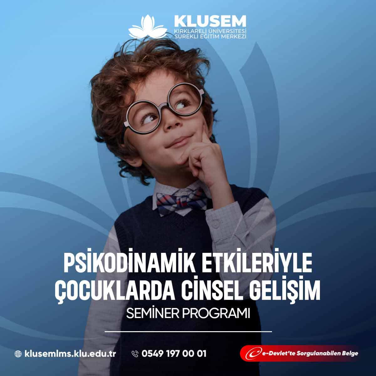 Psikodinamik Etkileriyle Çocuklarda Cinsel Gelişim Semineri