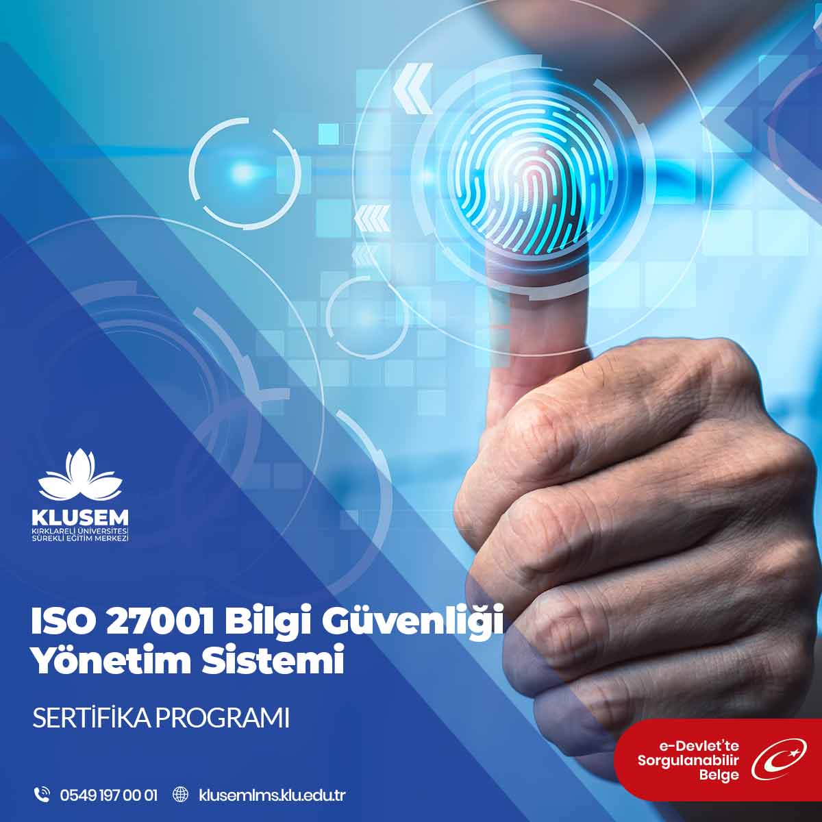 ISO 27001 Bilgi Güvenliği Yönetim Sistemi, katılımcılara bu standartı anlama, uygulama ve yönetme yetenekleri kazandırmayı hedefleyen bir eğitim programıdır.