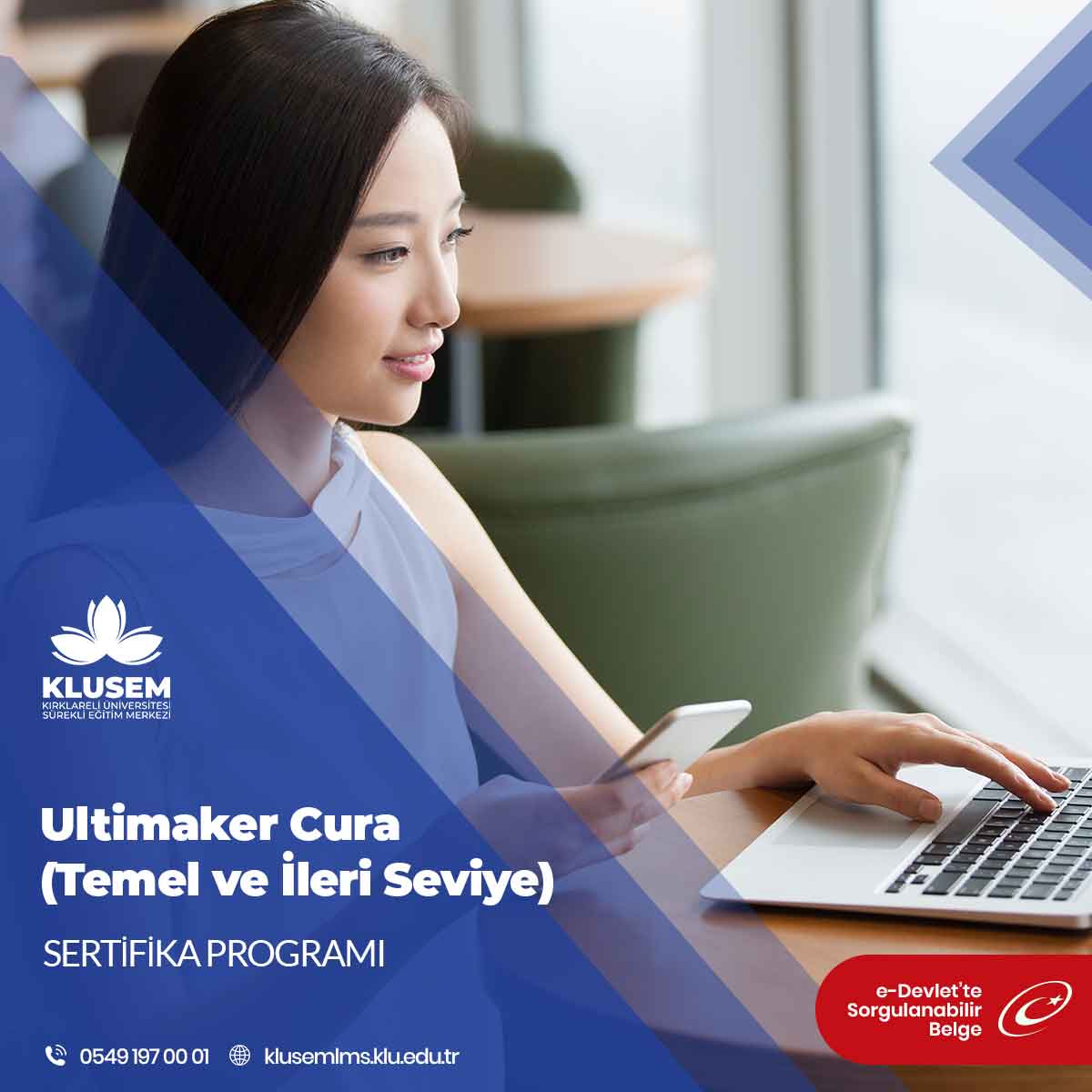 Ultimaker Cura Temel ve İleri Seviye Dilimleme Eğitimi Sertifika Programı