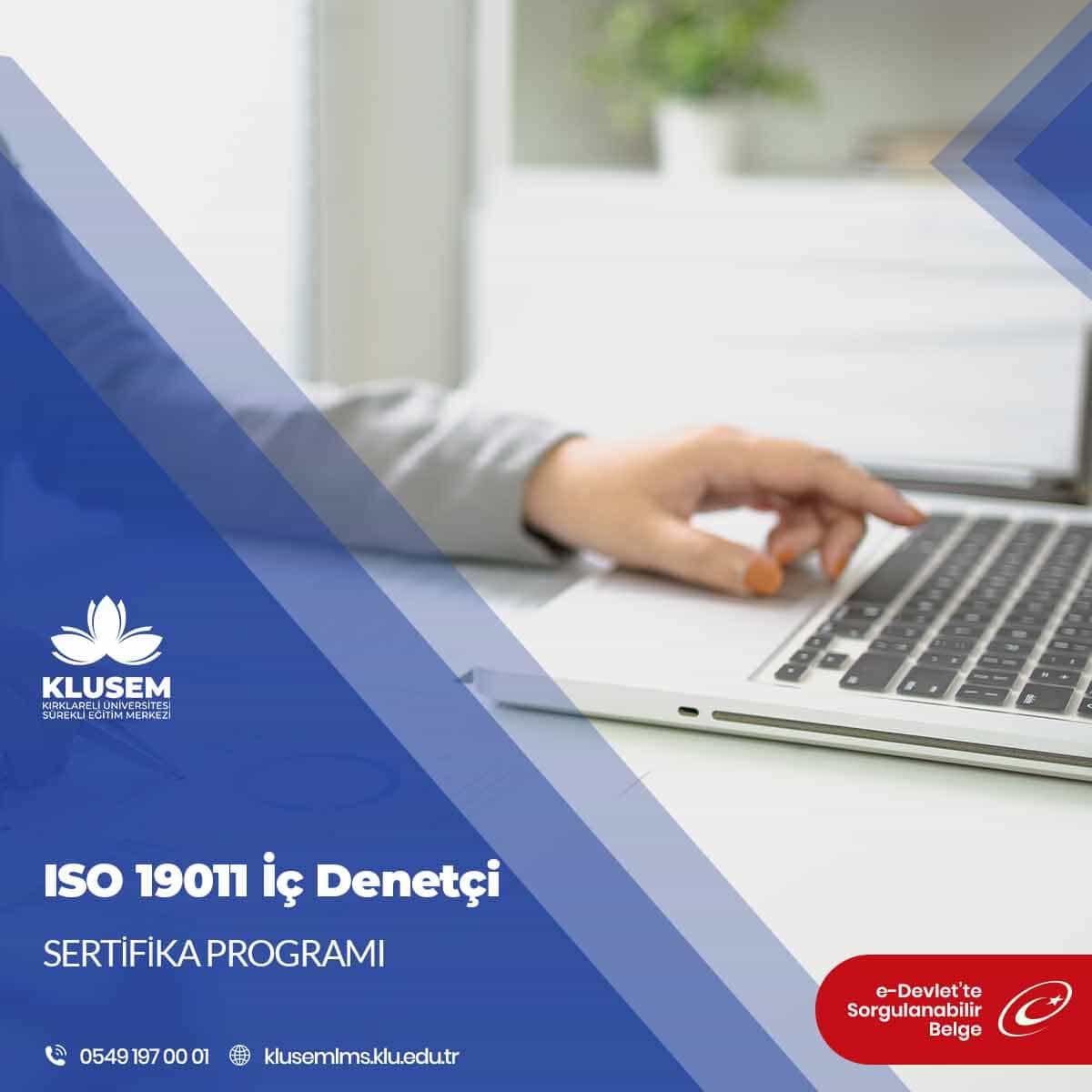 ISO 19011 İç Denetçi Sertifikalı Eğitim Programı