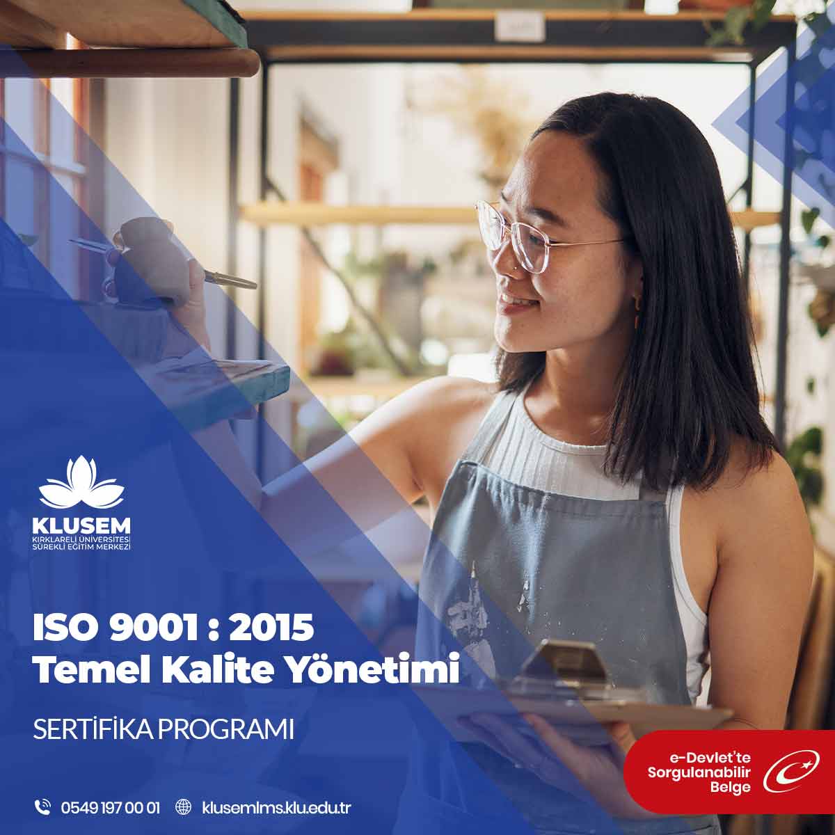 ISO 9001 : 2015 Temel Kalite Yönetimi Sertifikalı Eğitim Programı