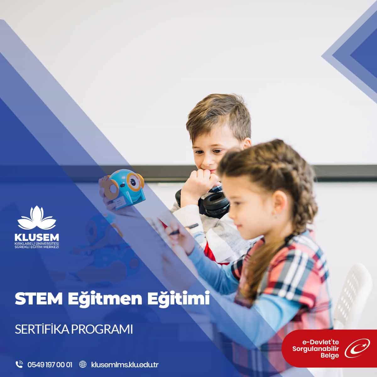 STEM Eğitmen Eğitimi Sertifikalı Eğitim Programı (Uygulayıcı Belge)