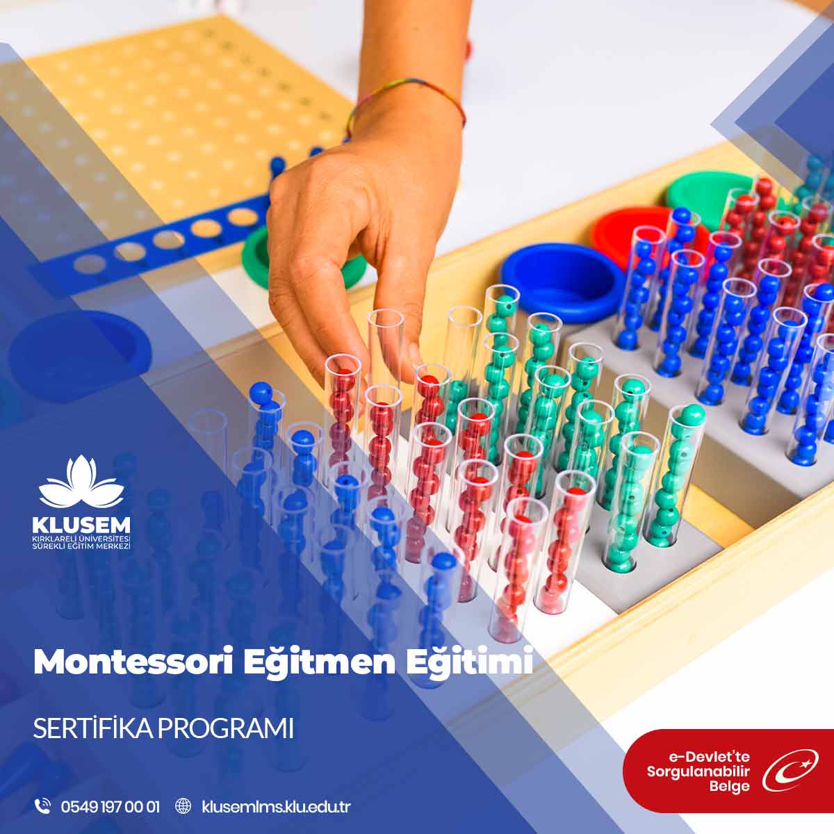 Montessori Eğitmen Eğitimi (Uygulayıcı Belge)