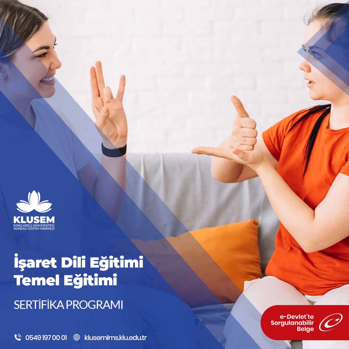 İşaret Dili Eğitimi (Temel Eğitim Sertifika Programı)